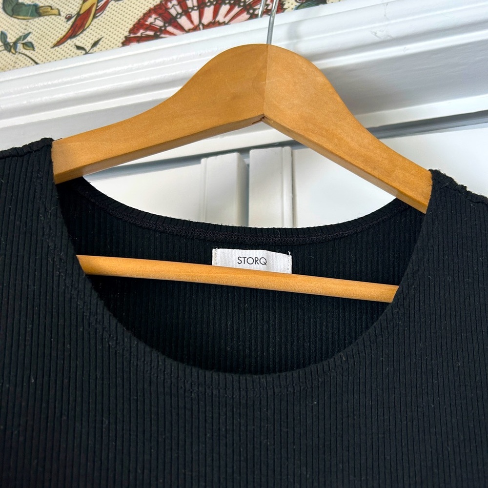 Storq long sleeve maternity midi dress